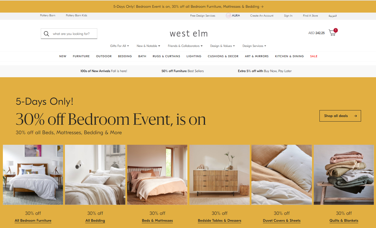 West Elm UAE promo code | Save more with Coupaeon 1