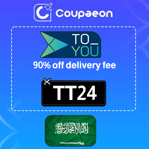 ToYou delivery promo code 2023 is now on. Seize the opportunity now