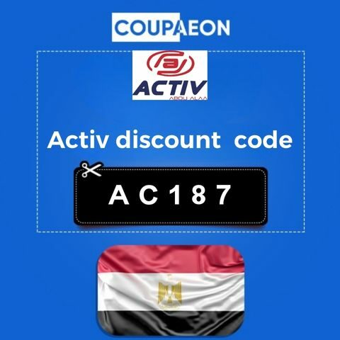 Activ Promo Code Egypt