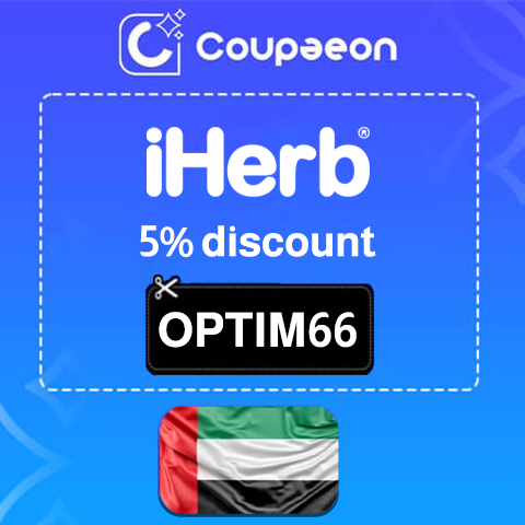iherb Discount Code UAE (OPTIM66) Exclusive Offer Up to 60% Off